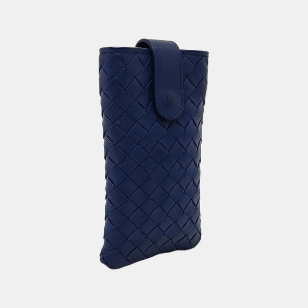 Calfskin Coin Purse Blue