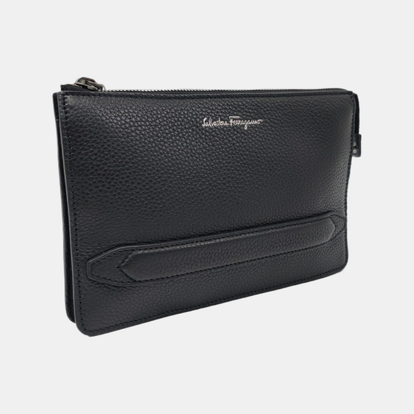 Calfskin Clutch Black