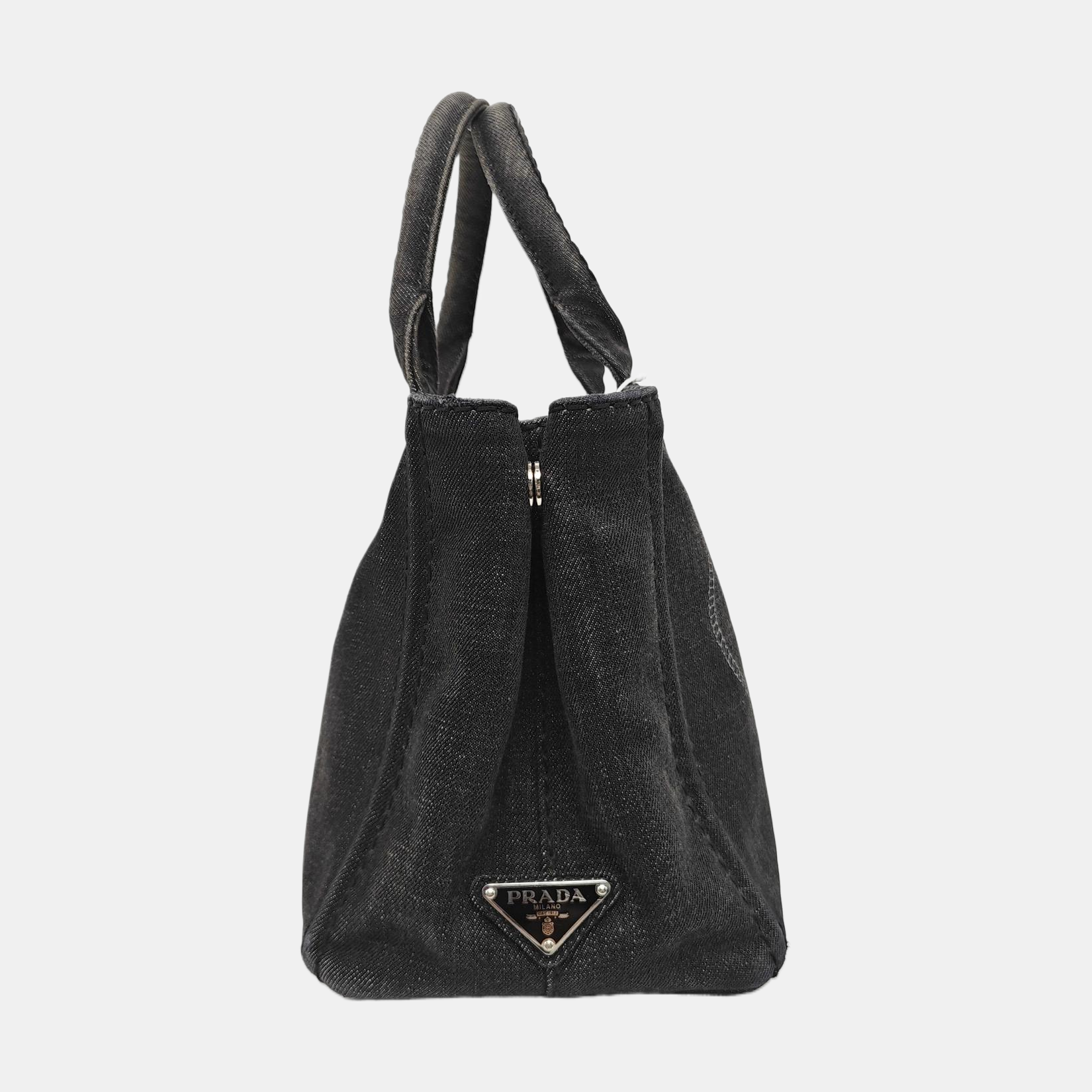 Denim Quilted Denim Black