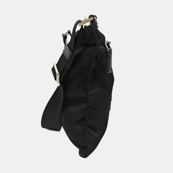 Nylon Shoulder Bag Black