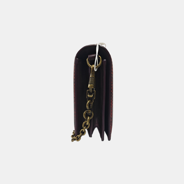 Python Shoulder Bag Red