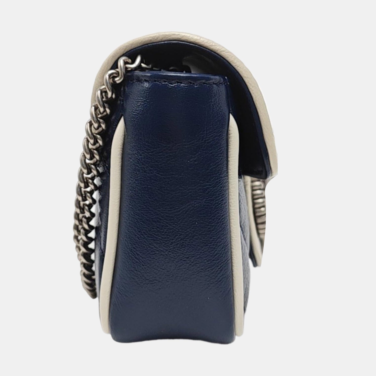 GG Marmont Super Mini Quilted Calfskin Blue