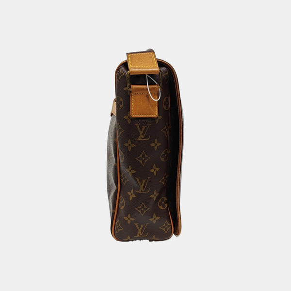 VALMY Monogram Coated Canvas Brown