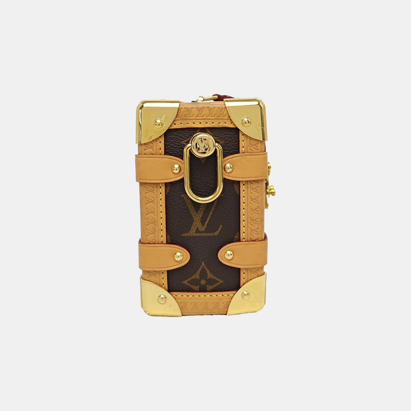 SIDE TRUNK PM Monogram Coated Canvas Brown
