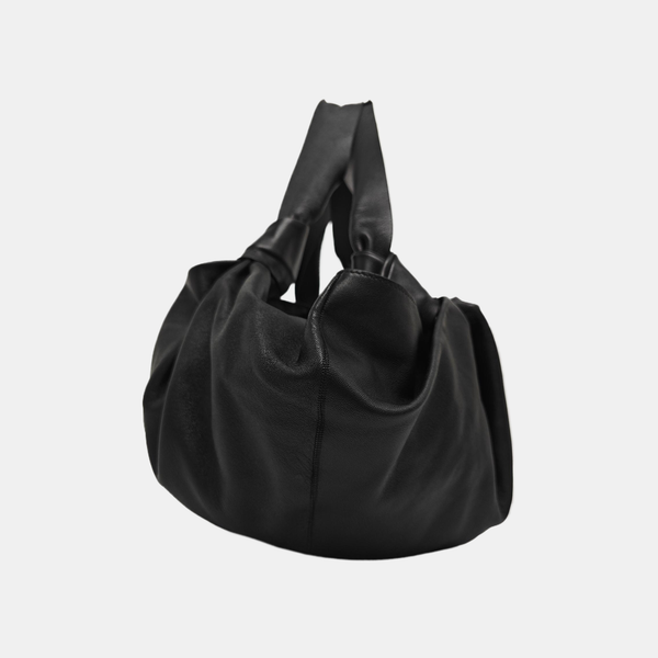Calfskin Shoulder Bag Black