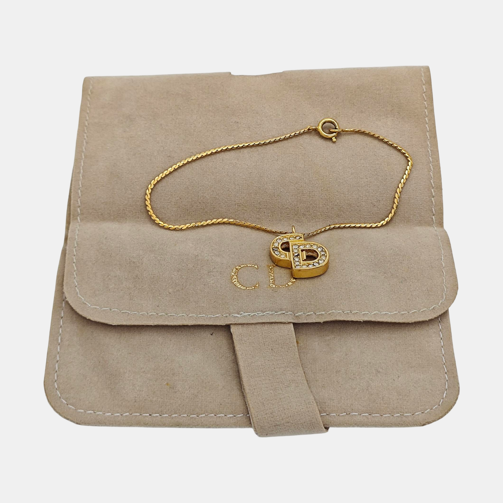 Petit CD Metal Gold Bracelet