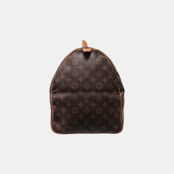 SAC SOUPLE 55 Monogram Coated Canvas Brown