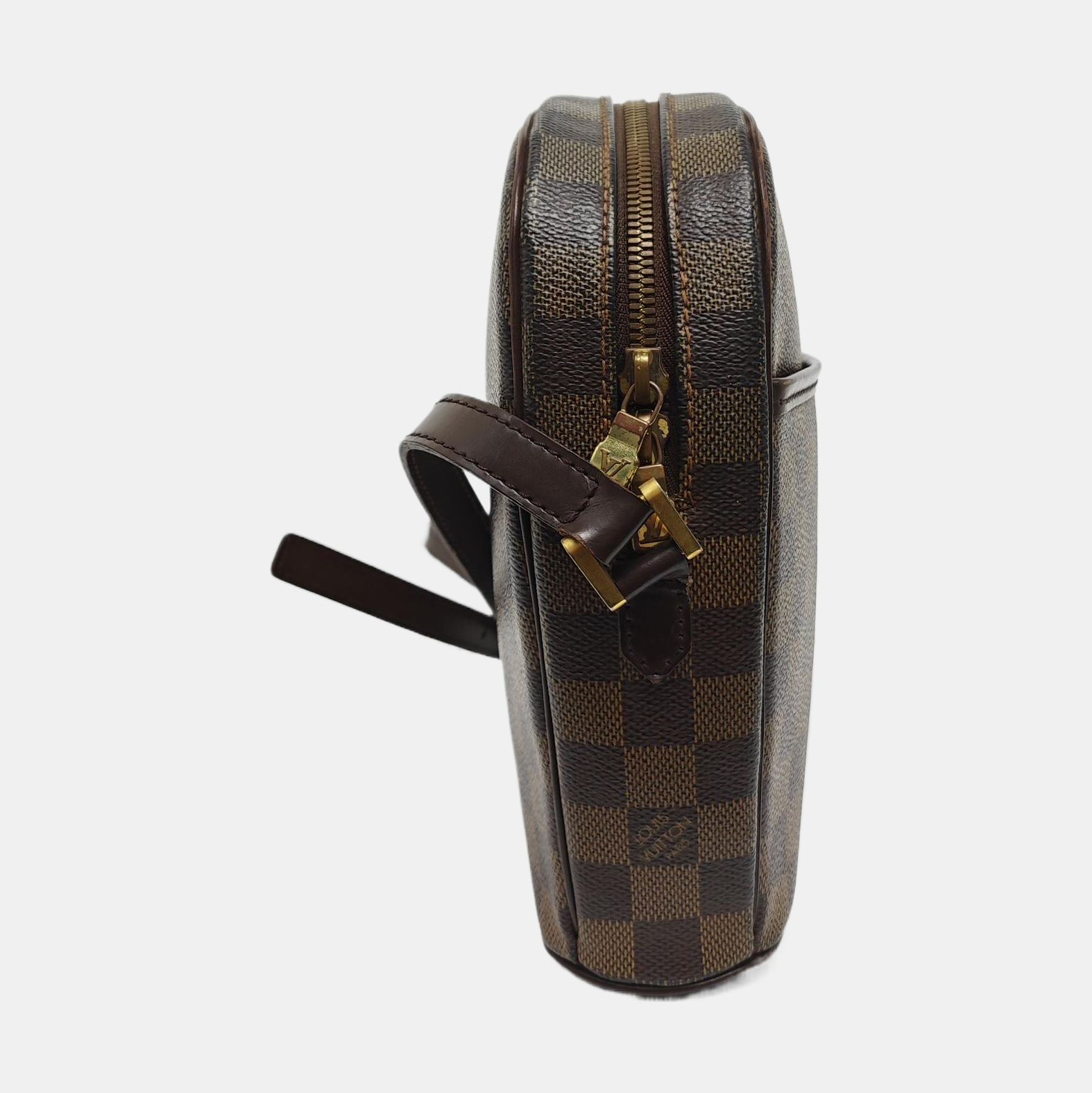 IPANEMA PM Damier Ebene Coated Canvas Brown