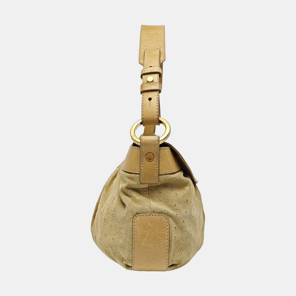 Suede Shoulder Bag Brown