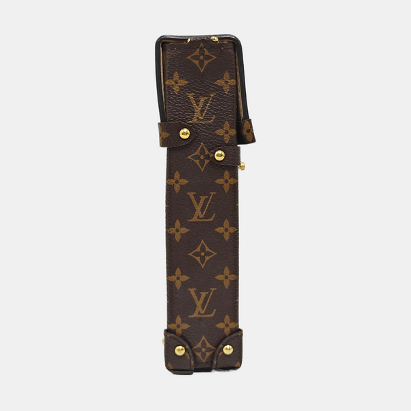 TRUNK Monogram Coated Canvas Brown