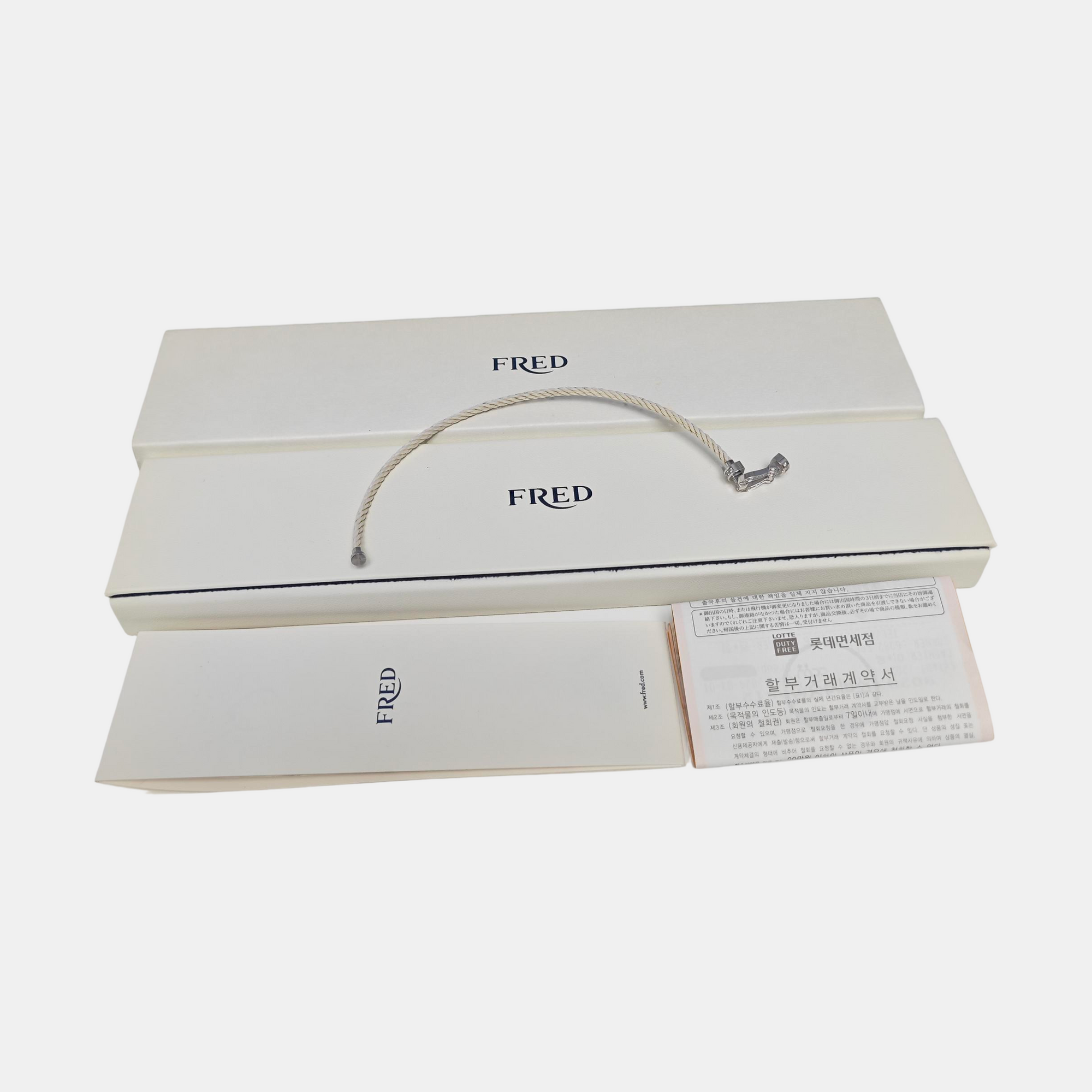 Force 10 Fabric White Bracelet