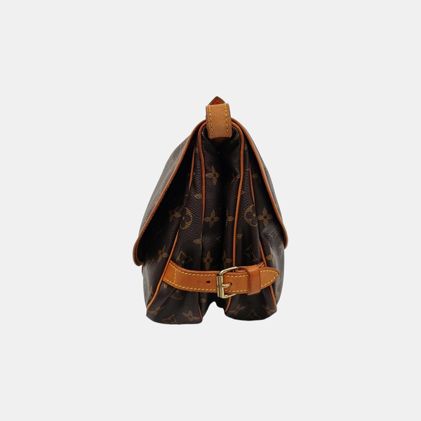 SAUMUR Monogram Coated Canvas Brown