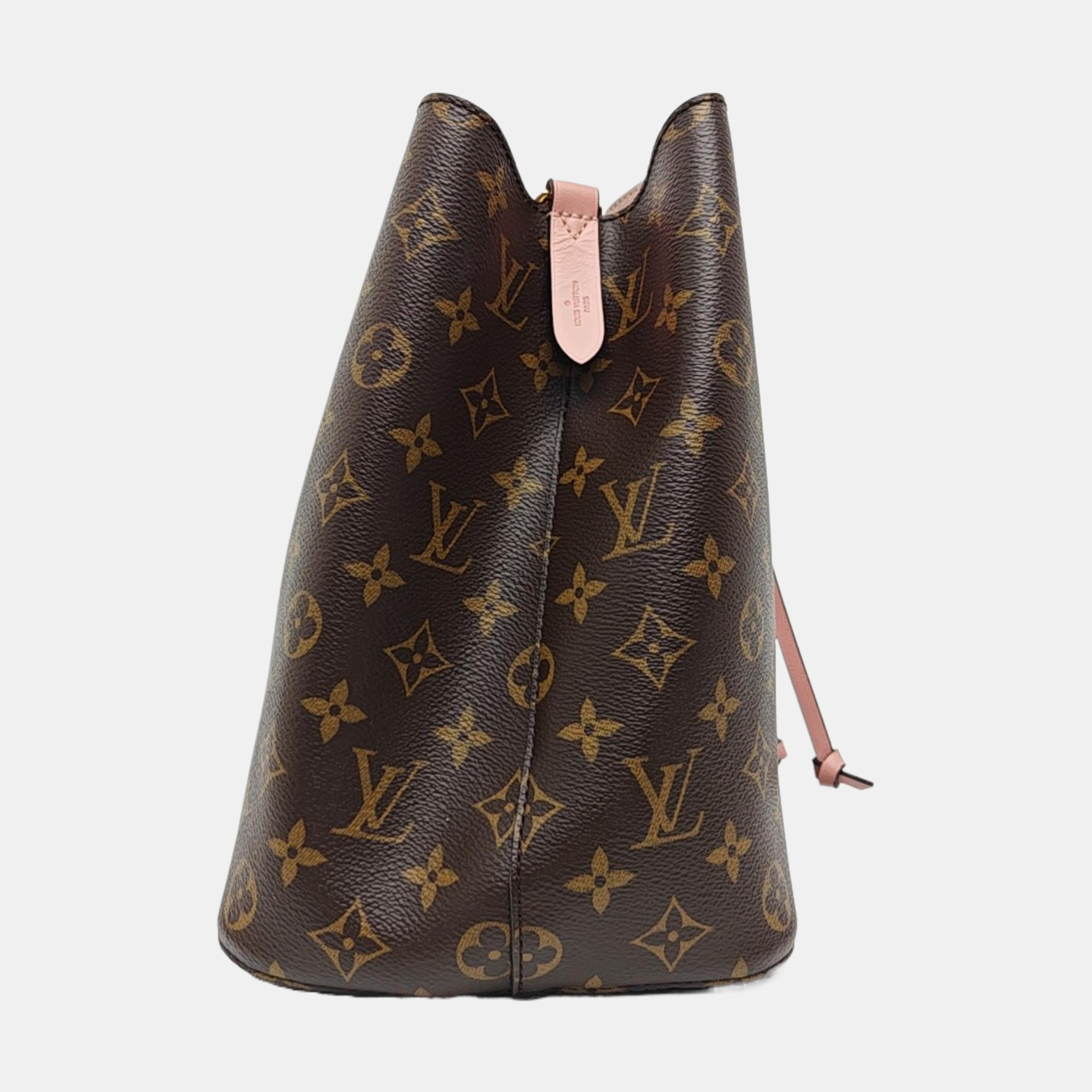 NÉONOÉ MM Monogram Coated Canvas Brown