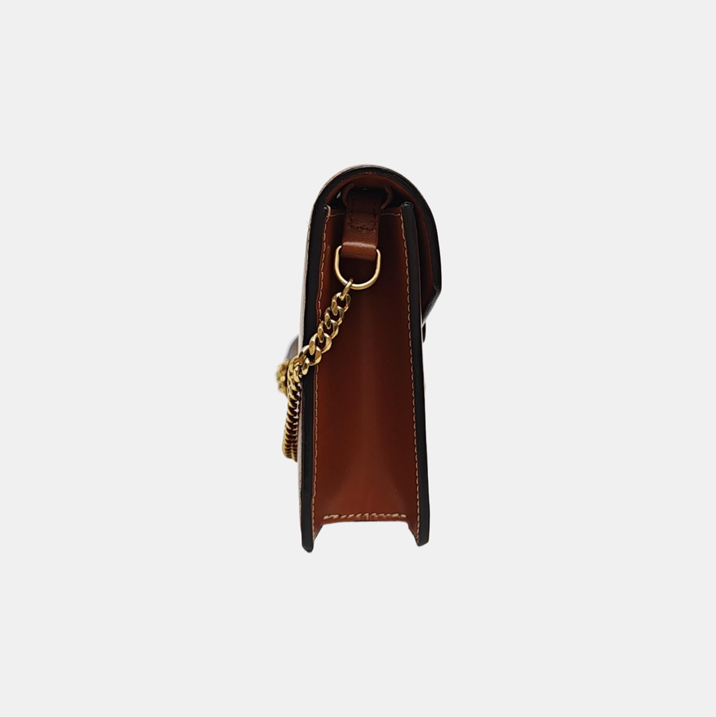 TRIOMPHE Small Calfskin Brown
