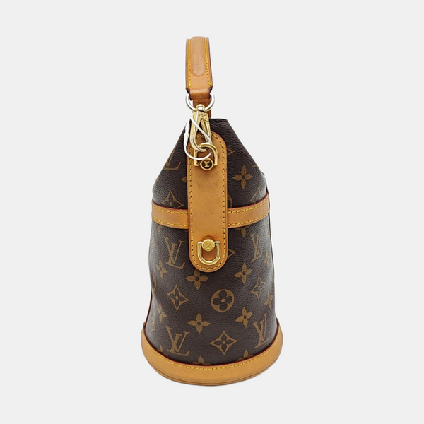 DUFFLE Monogram Coated Canvas Brown