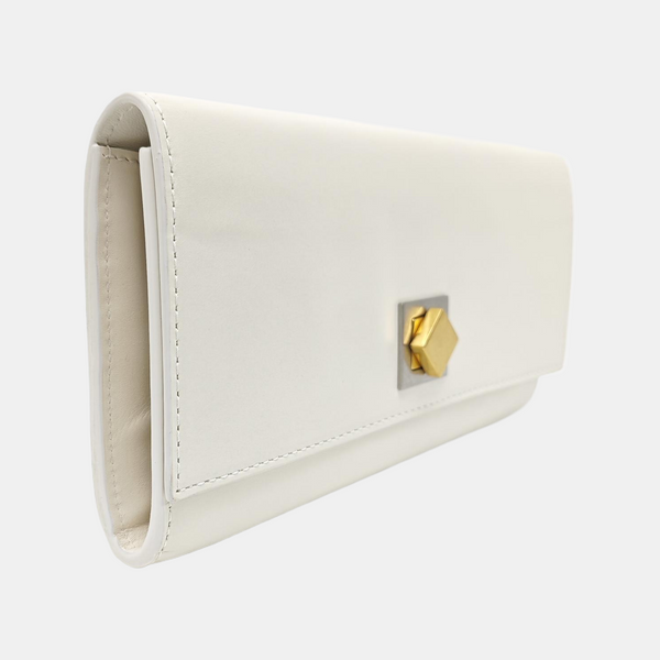 Calfskin Wallet White