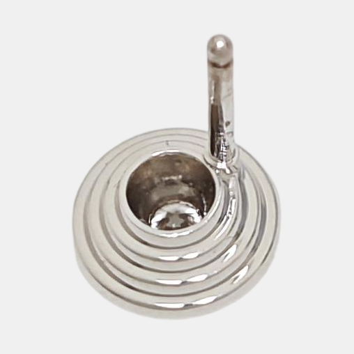 CARTIER D'AMOUR 18k White Gold Silver Stud Earrings