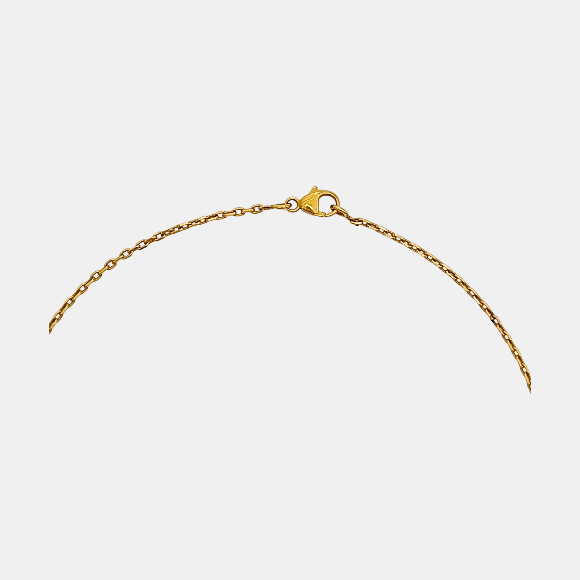 Pop H Metal Gold Necklace