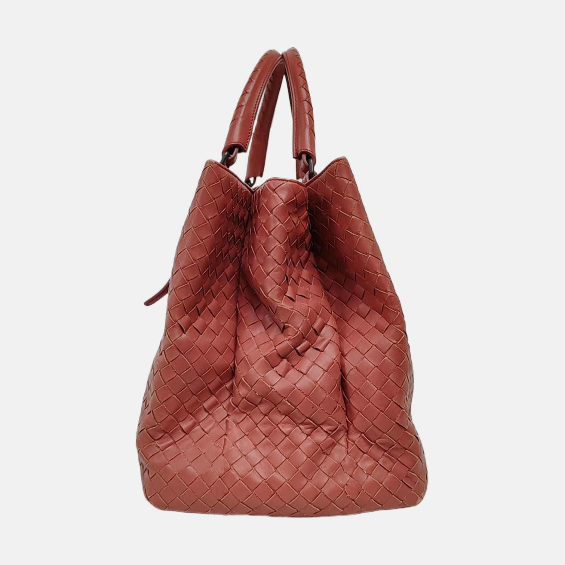 Authenticated pre-owned  Roma Calfskin Pink - Top Handle Bag at Looply
