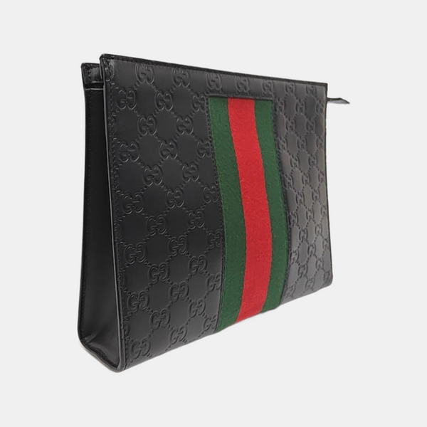 Signature Monogram Calfskin Black