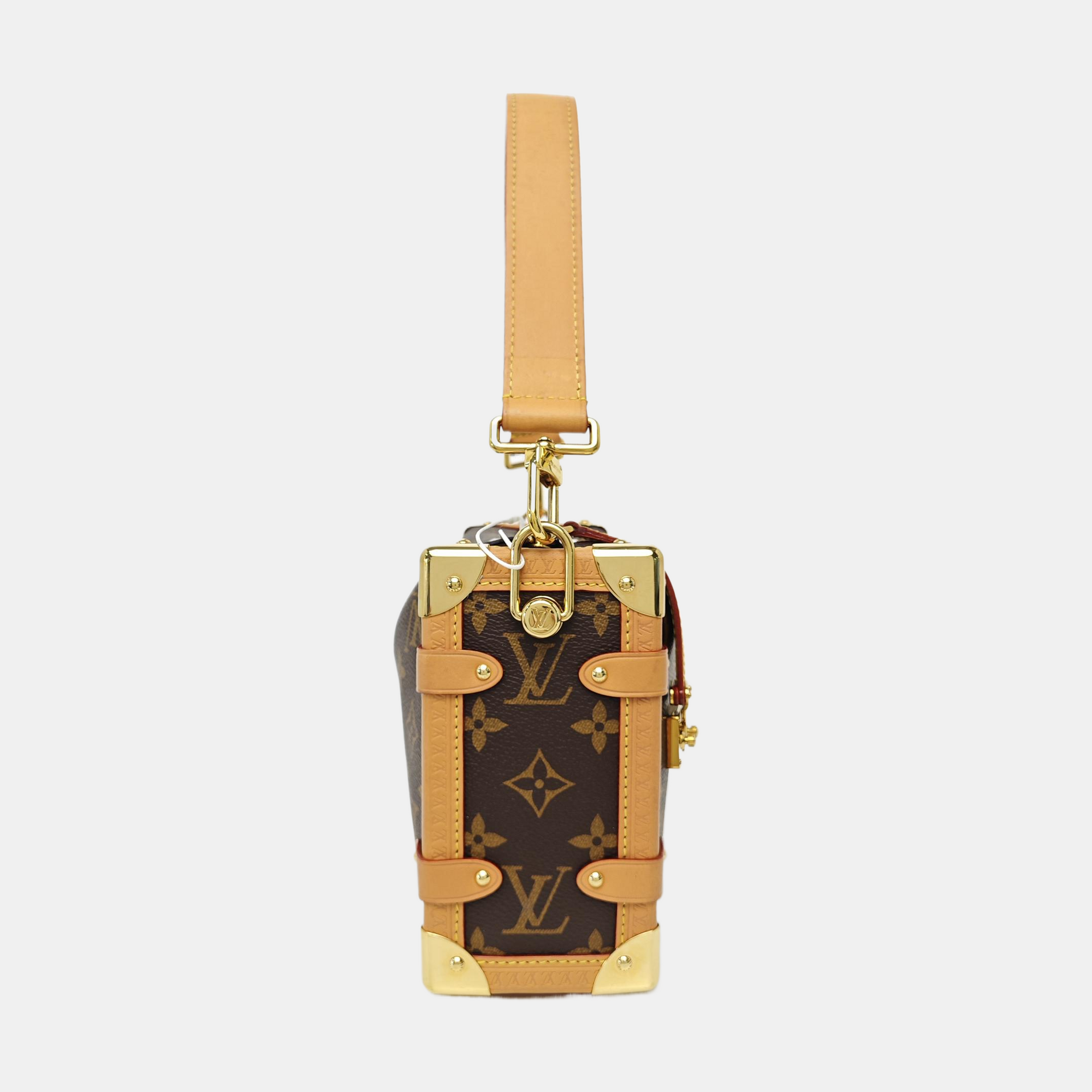 SIDE TRUNK MM Monogram Coated Canvas Brown