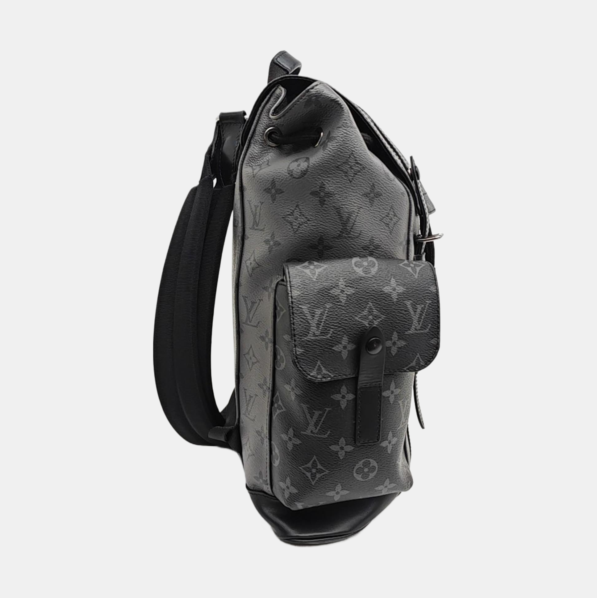 CHRISTOPHER PM Monogram Coated Canvas Gray