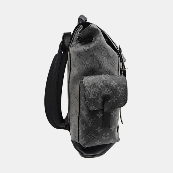 CHRISTOPHER PM Monogram Coated Canvas Gray
