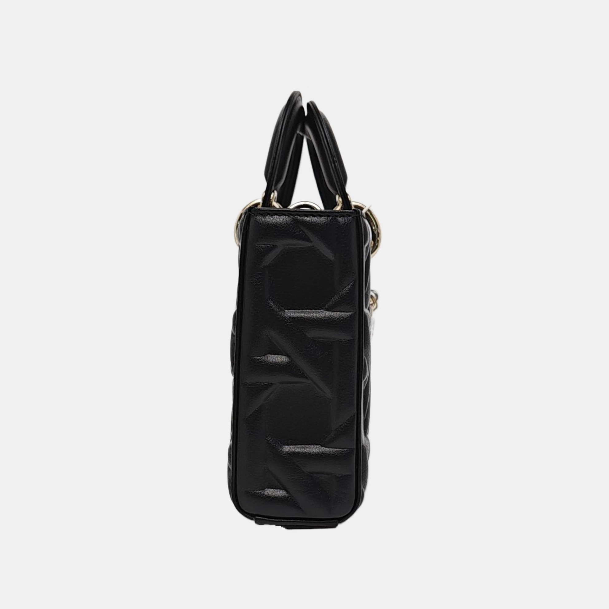 Lady D-Joy Medium Calfskin Black