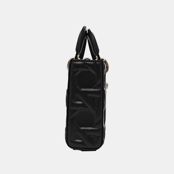 Lady D-Joy Medium Calfskin Black