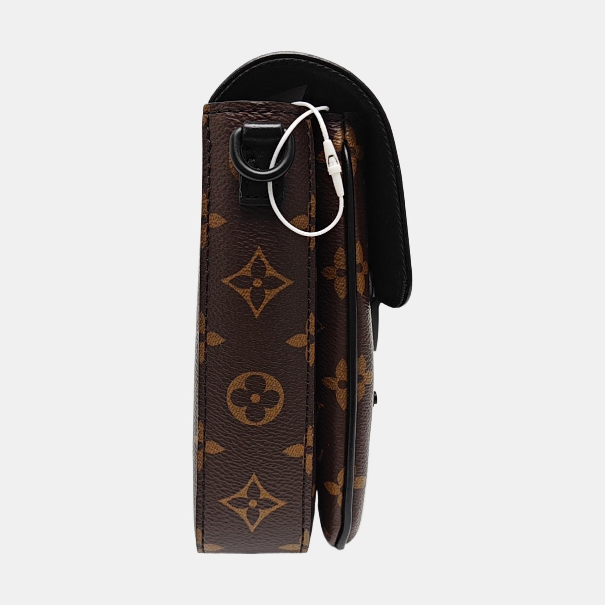 S LOCK Mini Monogram Coated Canvas Brown