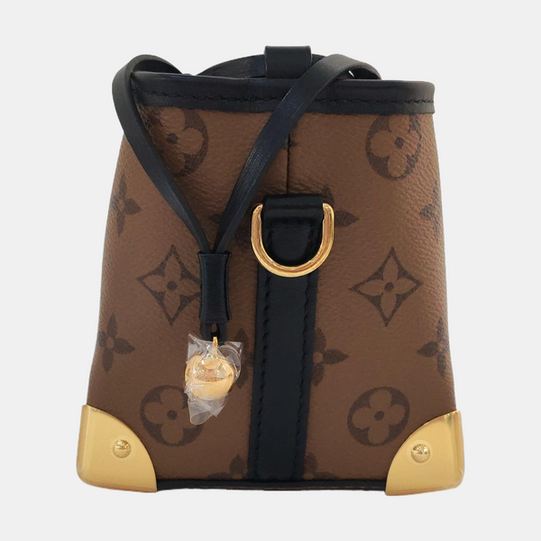 NOÉ PURSE LV CHARMS Monogram Coated Canvas Brown