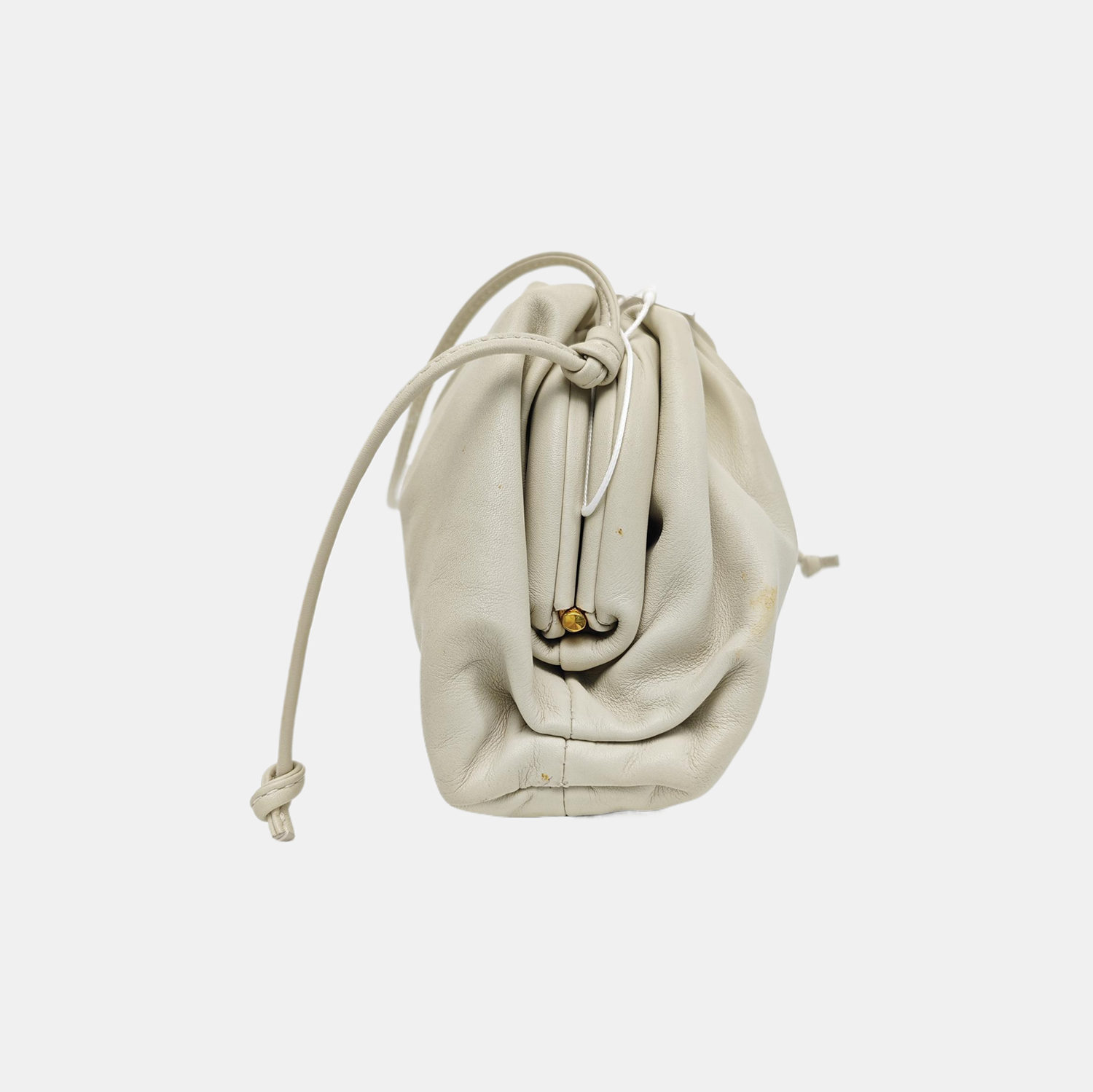 The Pouch Mini Lambskin White