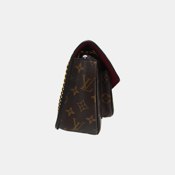 PASSY Monogram Coated Canvas Brown