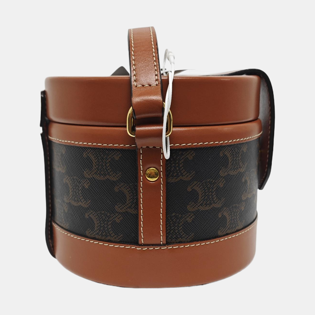 Authenticated pre-owned  TRIOMPHE Small Coated Canvas Brown - Crossbody Bag at Looply