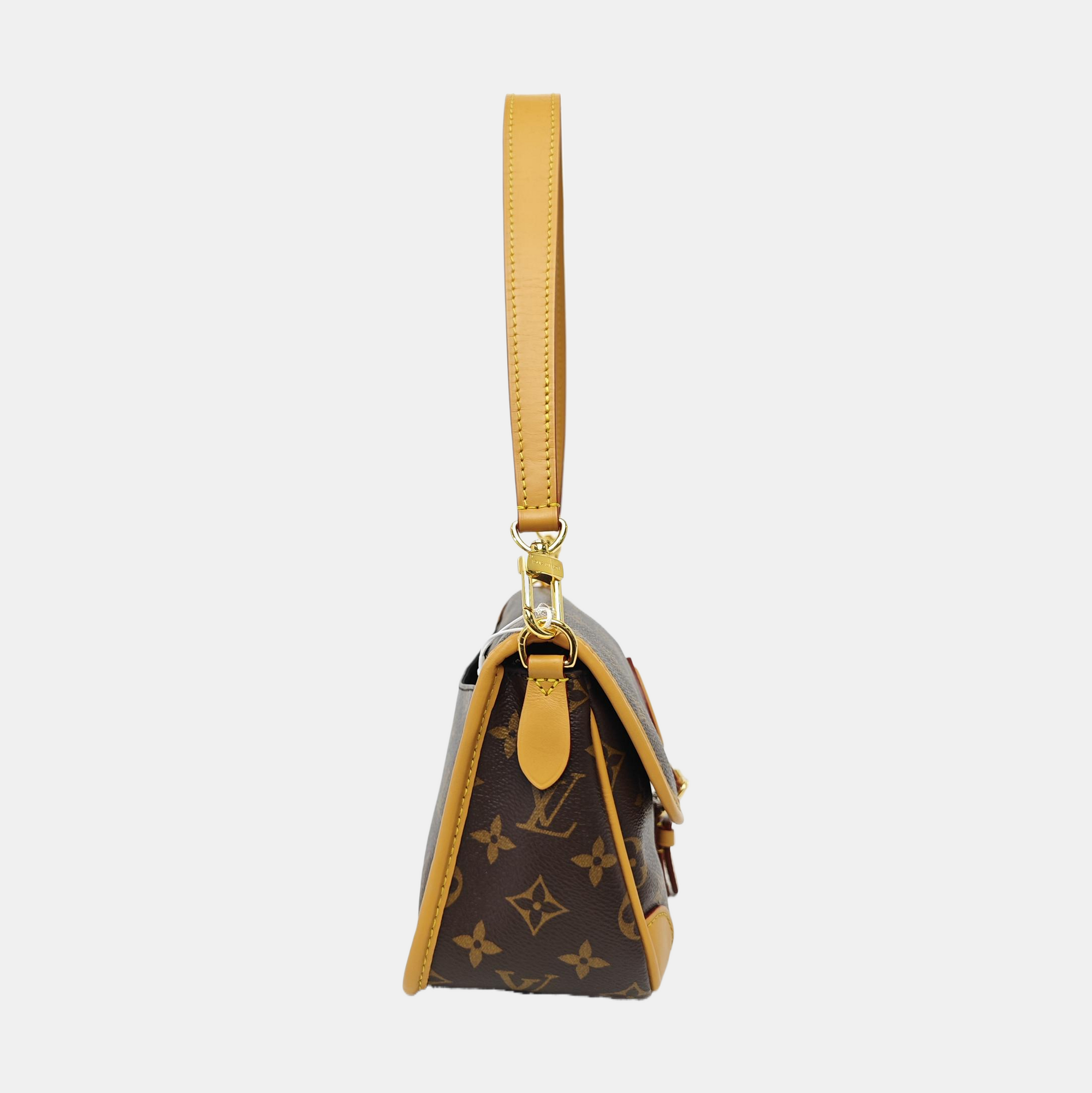 DIANE Monogram Coated Canvas Brown