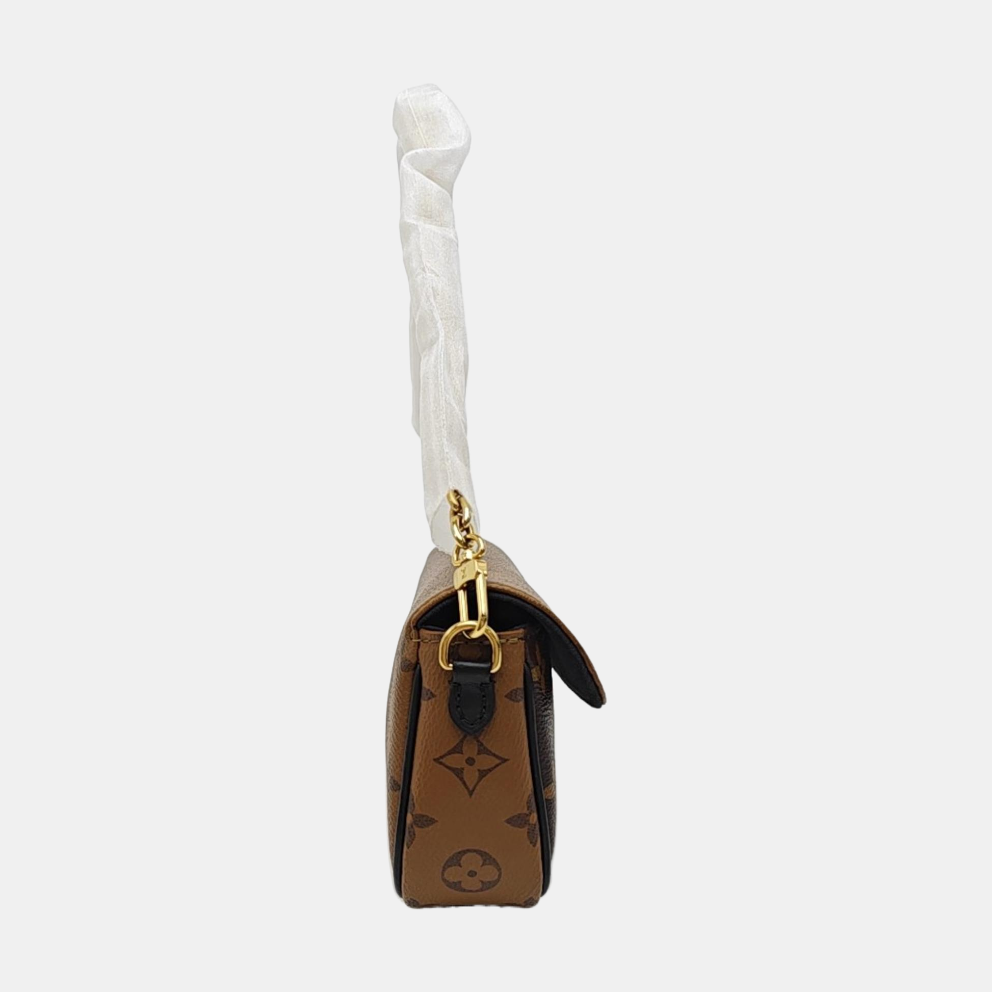 IVY Monogram Coated Canvas Brown