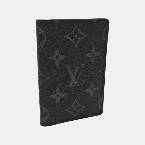 Monogram Coated Canvas Wallet Mini Black