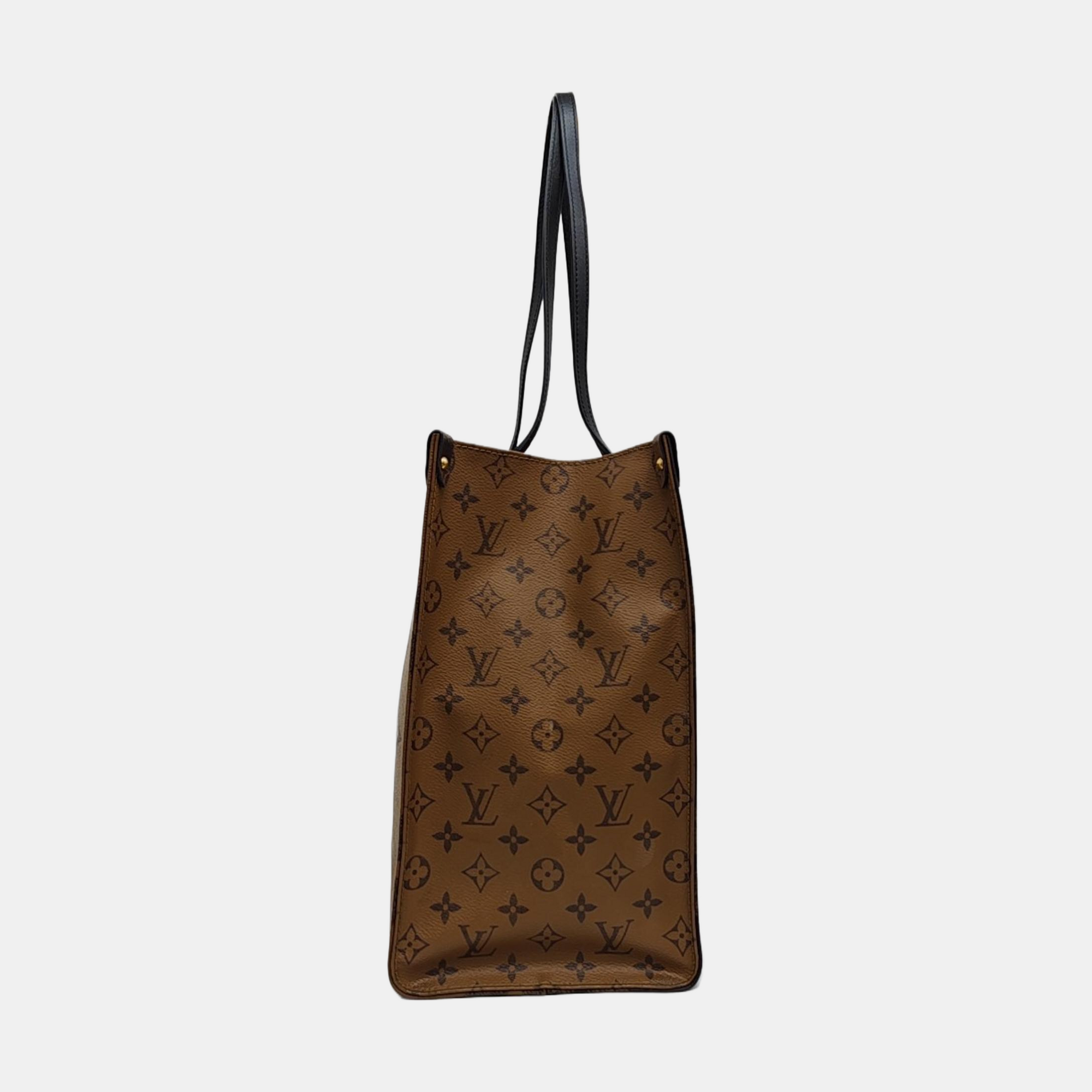 ONTHEGO GM Monogram Coated Canvas Brown