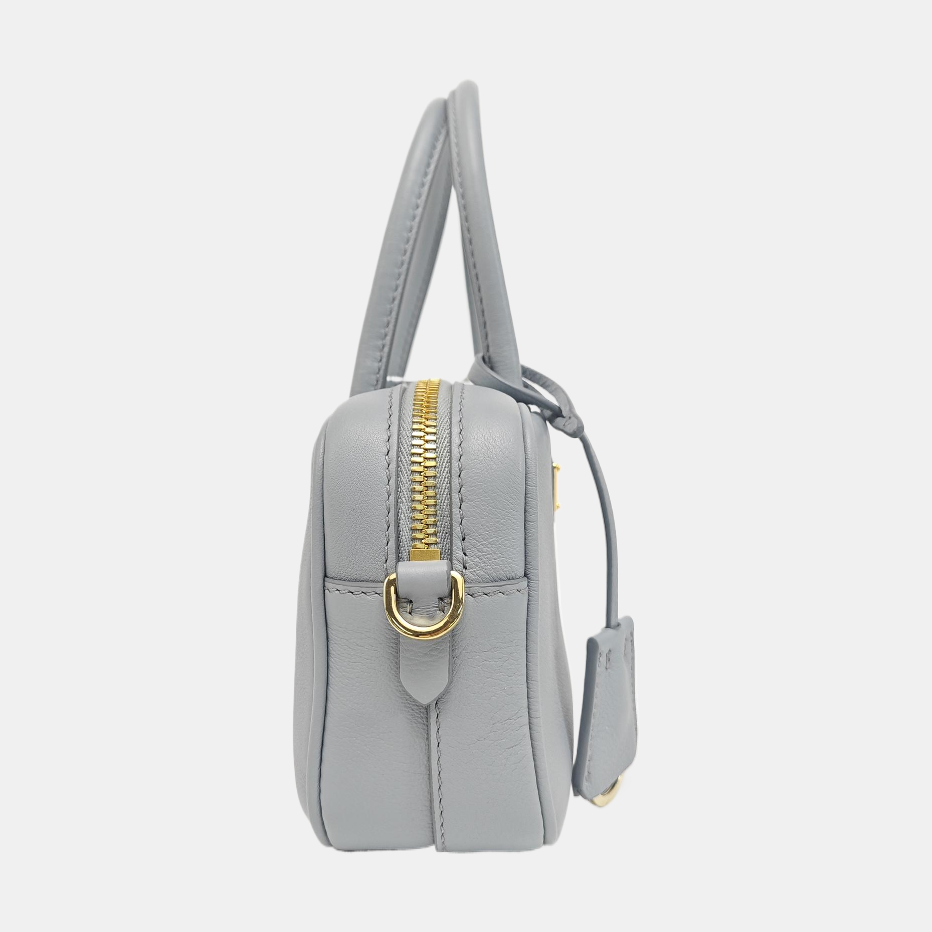 Calfskin Shoulder Bag Blue