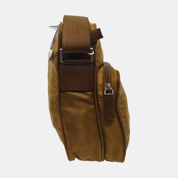 Nylon Crossbody Bag Nylon Brown