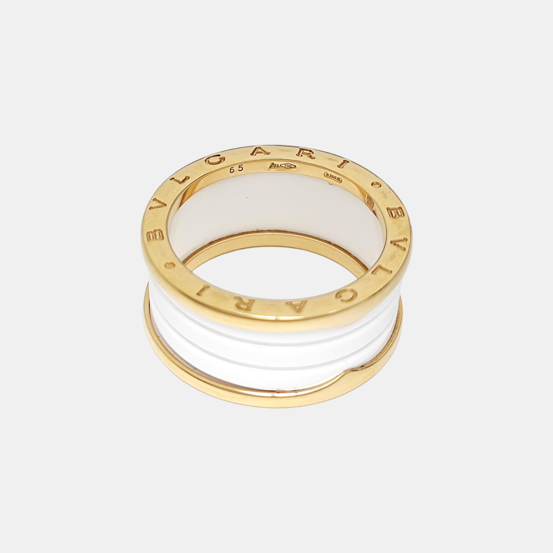 B.ZERO1 18k Rose Gold Ring EU 65