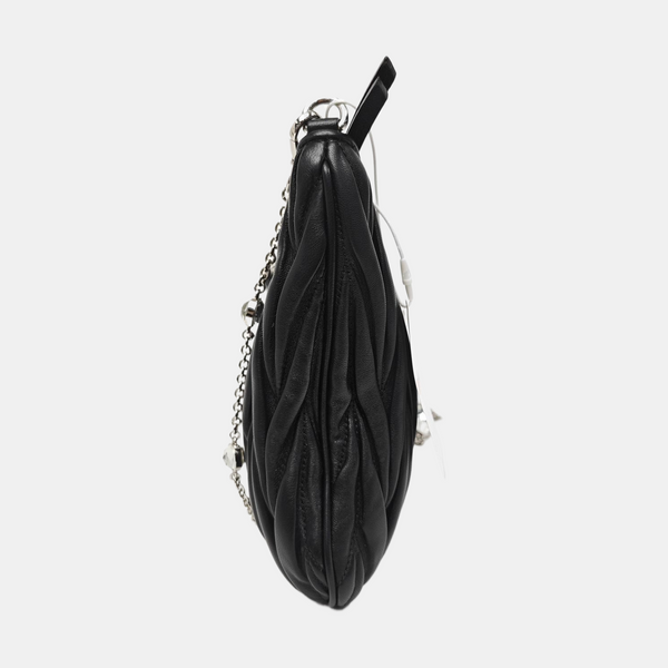 Matelassé Quilted Lambskin Black