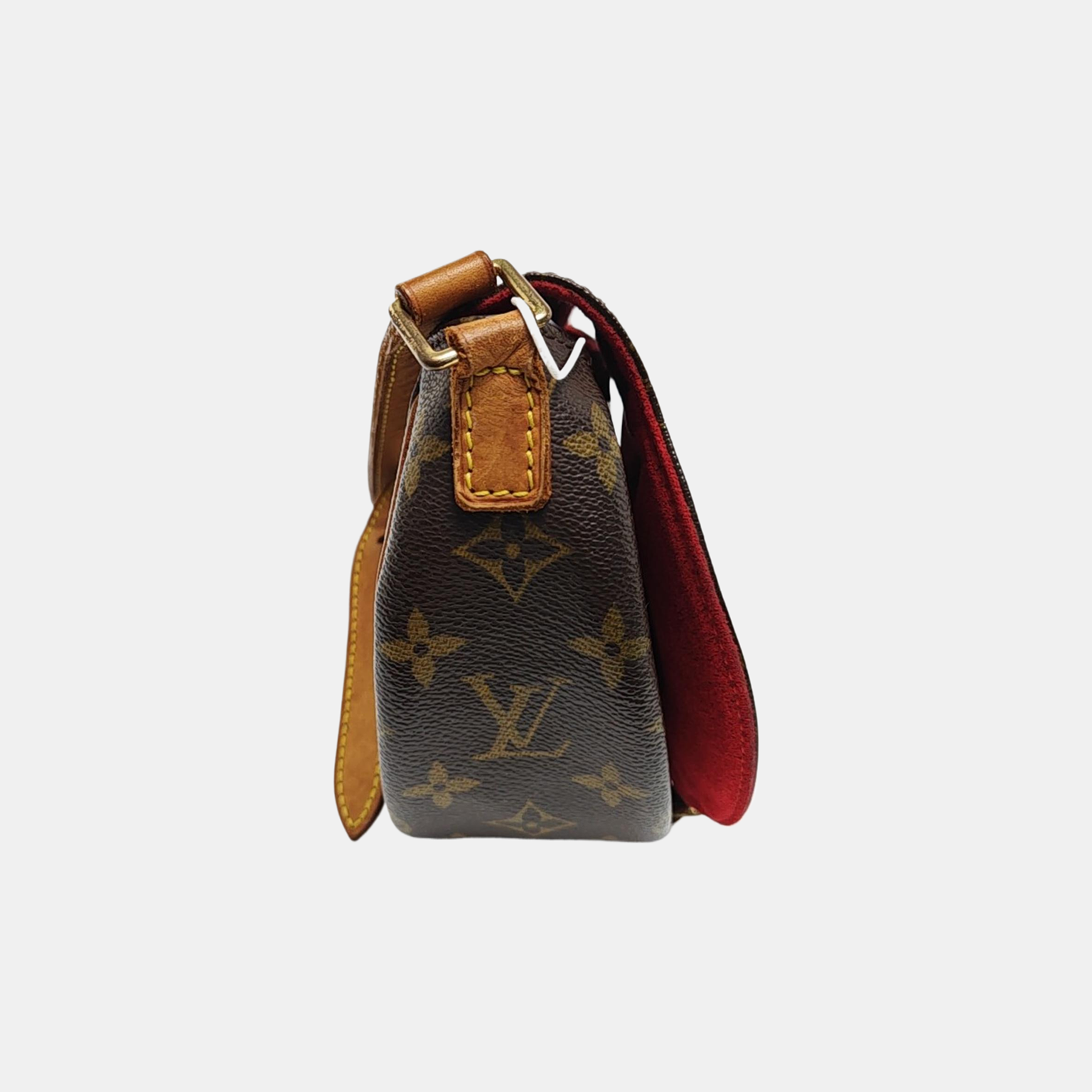 TAMBOURINE Monogram Coated Canvas Brown