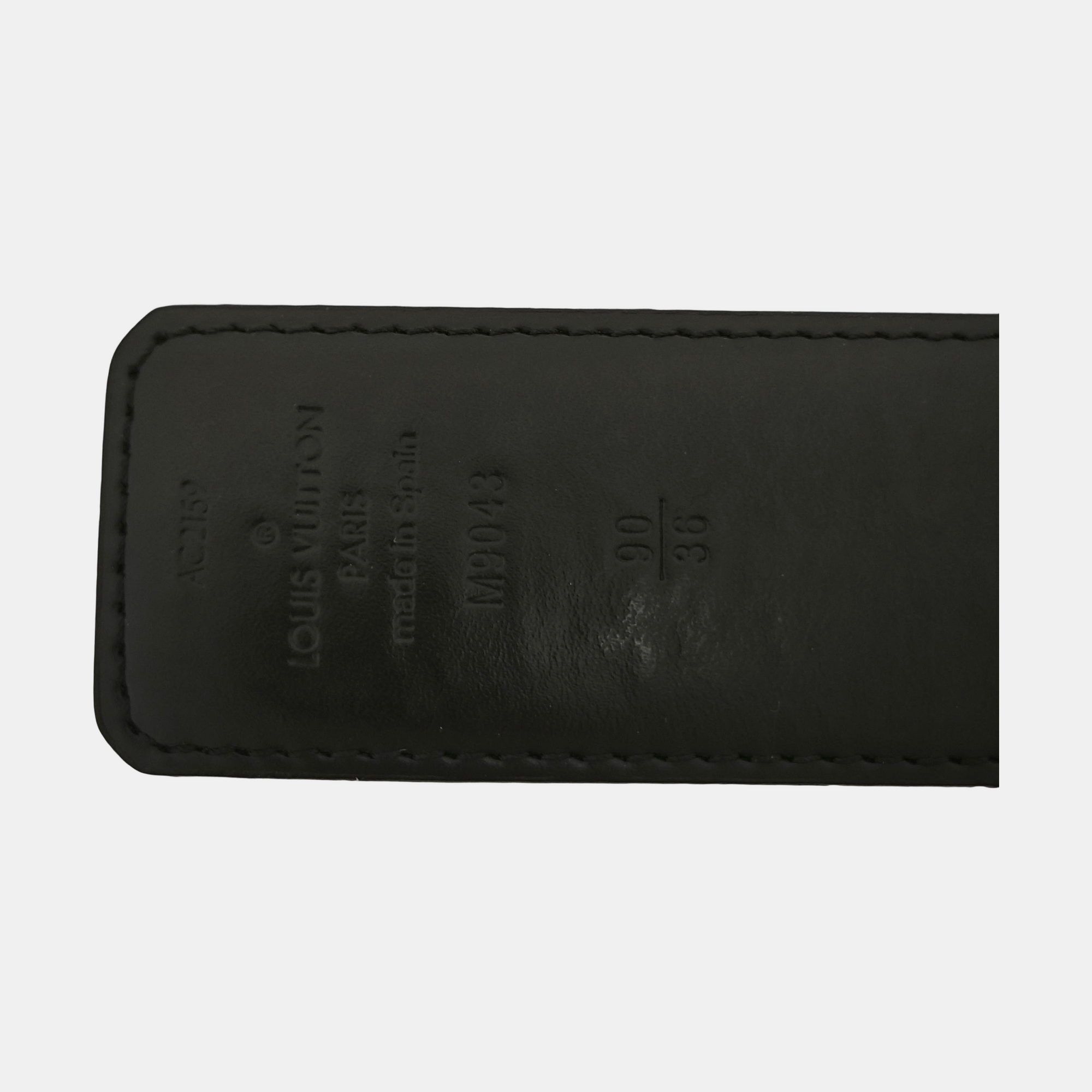 Coated Canvas Belt Black