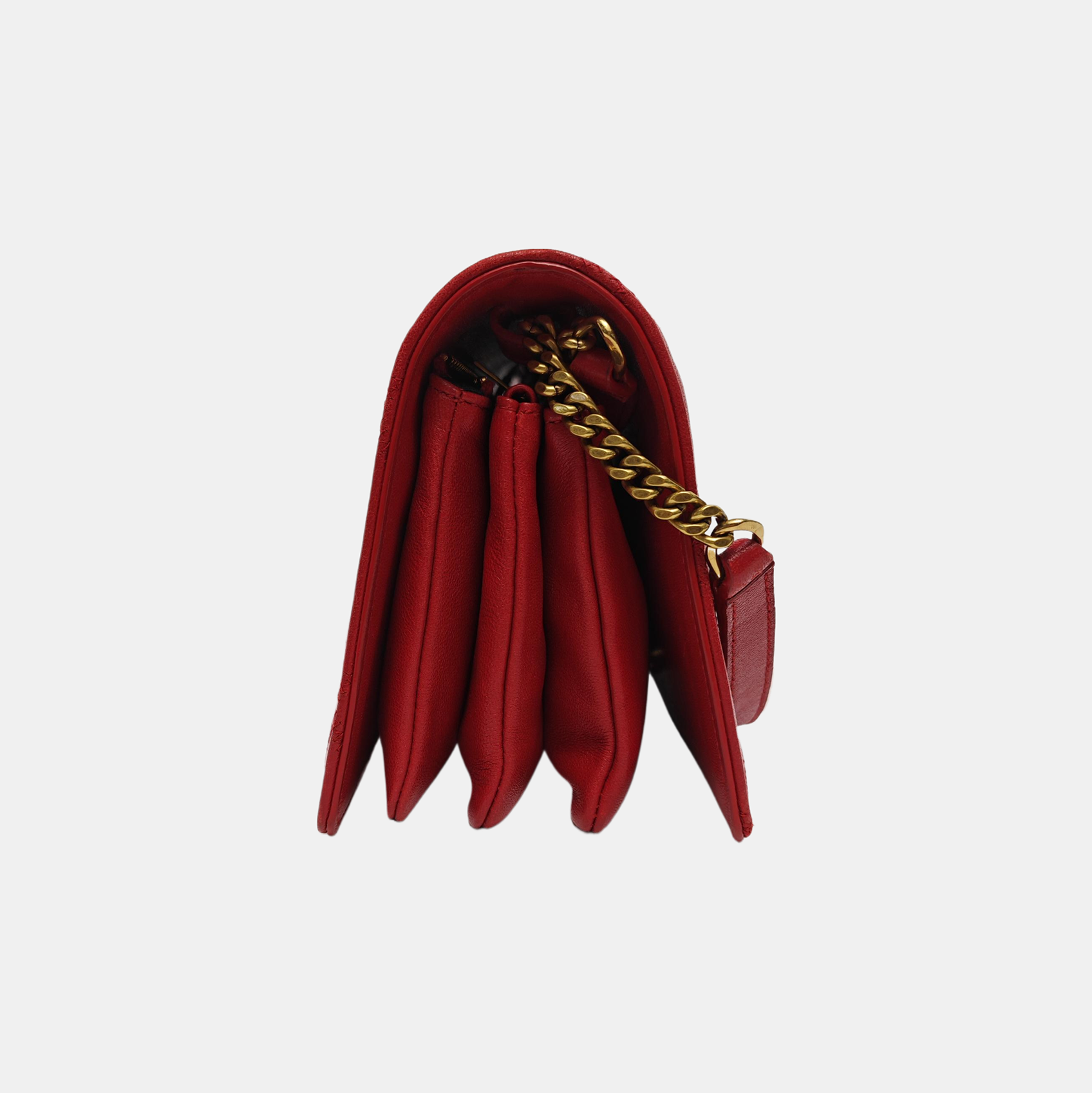 ANGIE Quilted Lambskin Red