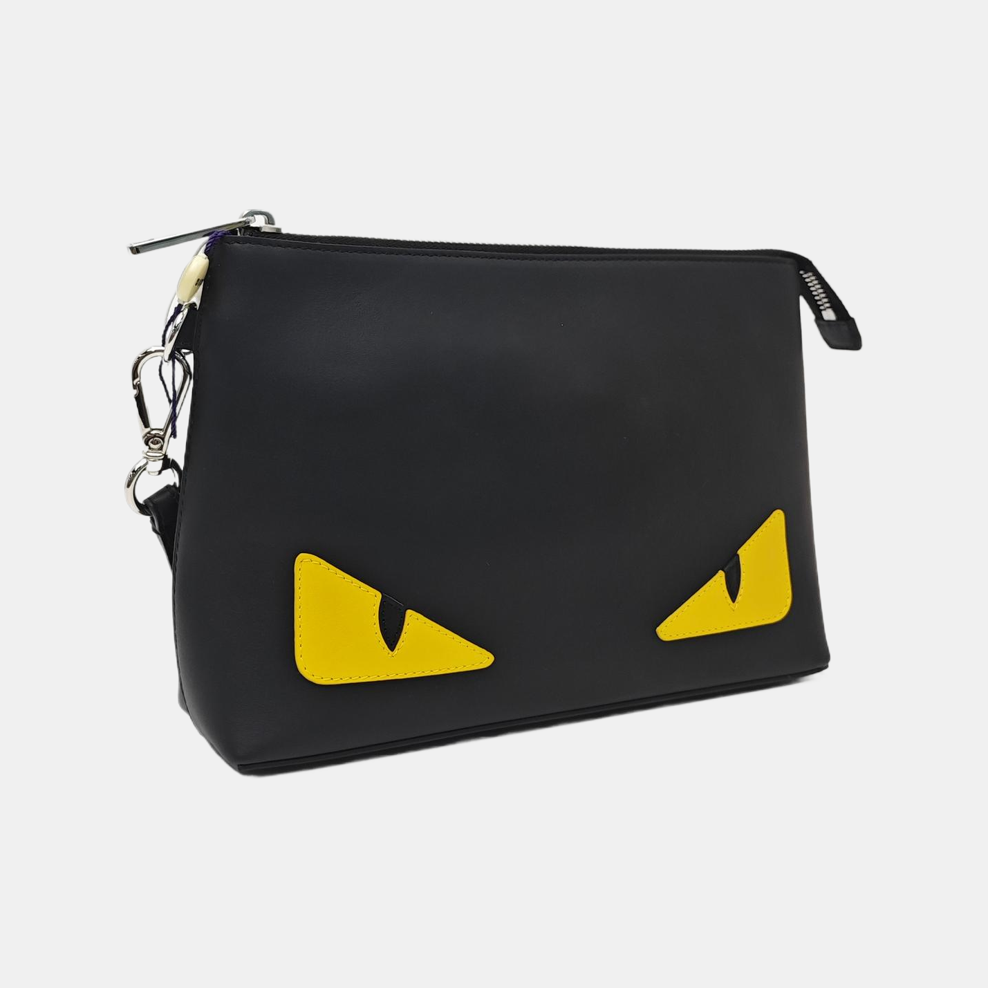Calfskin Clutch Medium Black