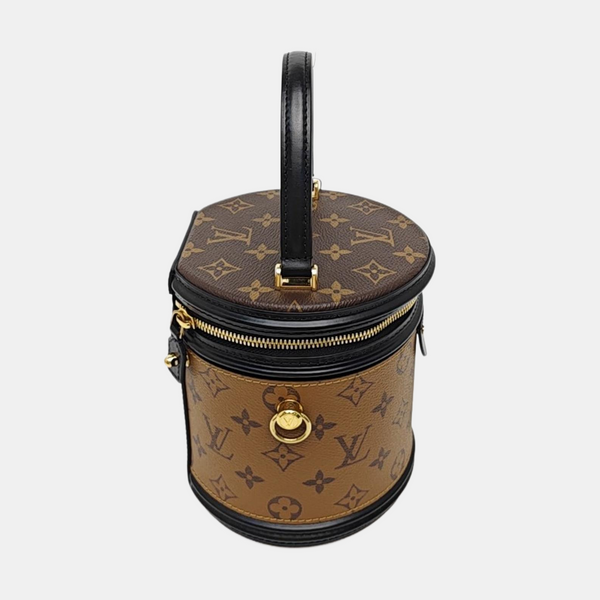 CANNES PM Monogram Coated Canvas Brown