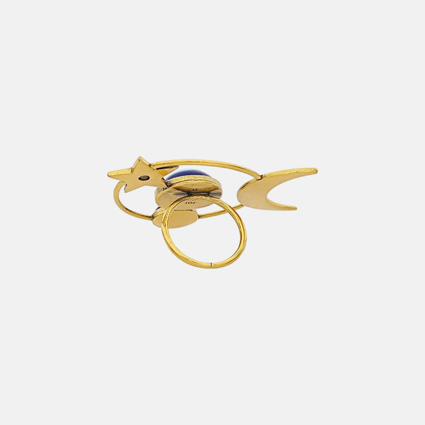 Metal Gold Ring EU 52