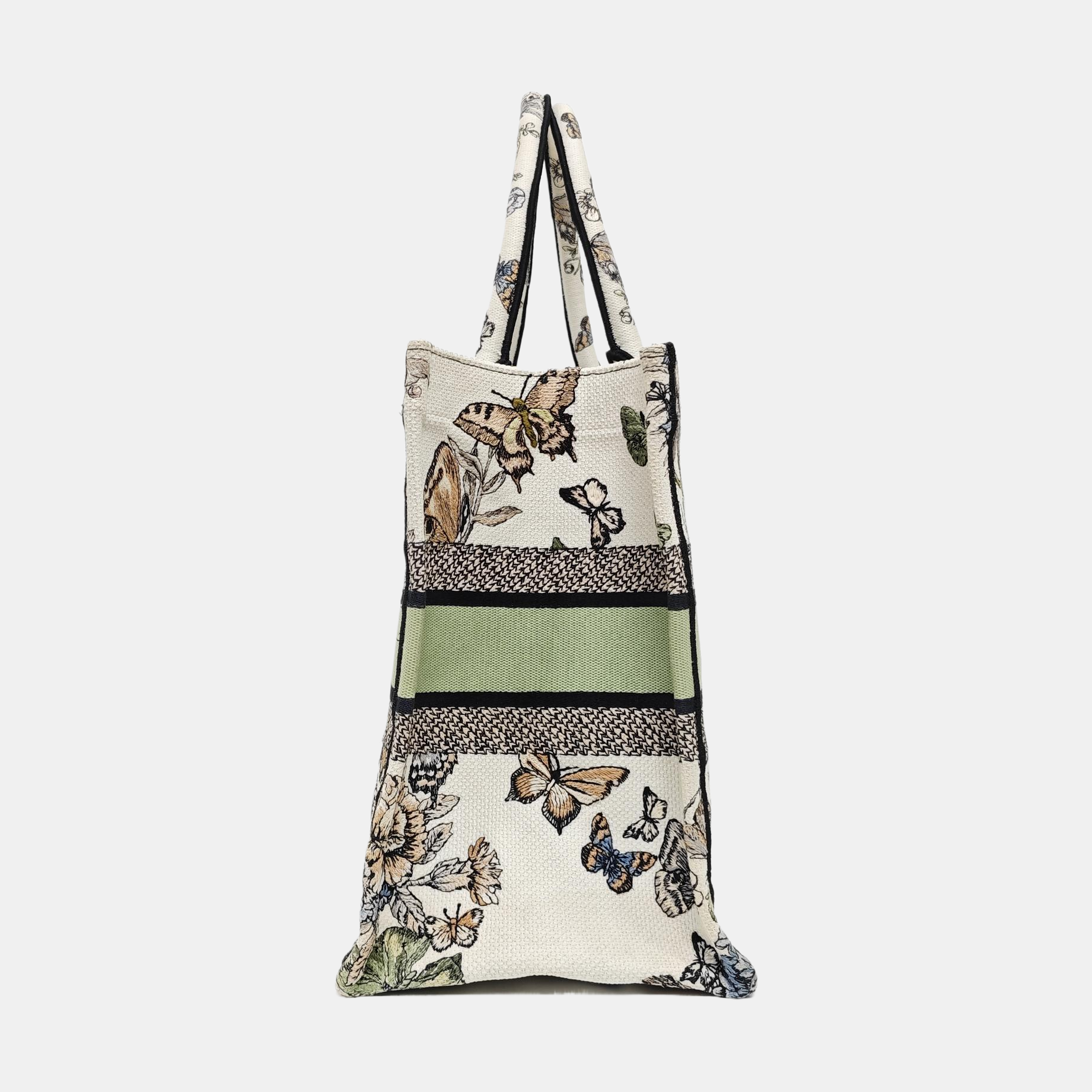 Book Tote Medium Canvas White