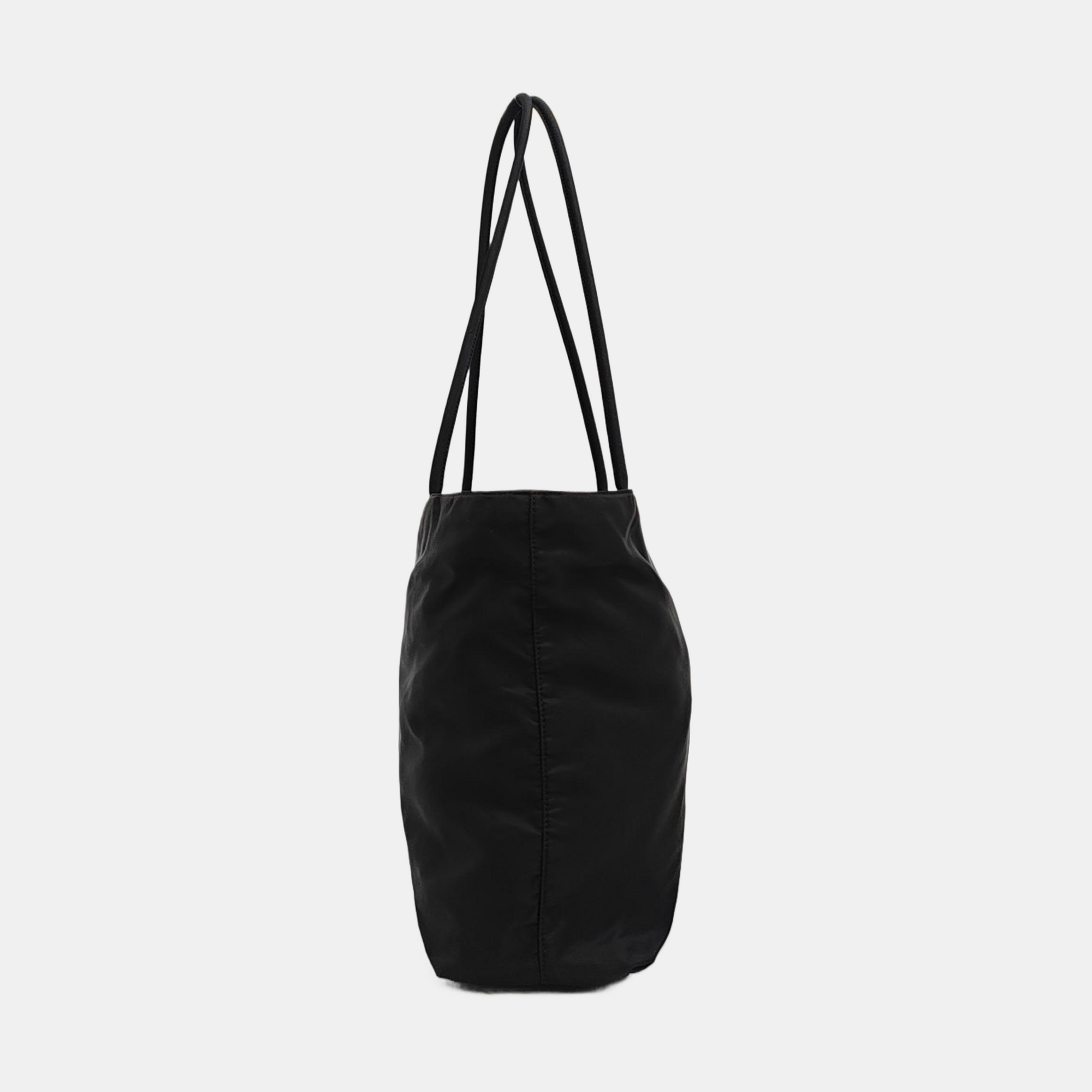 Nylon Tote Bag Black